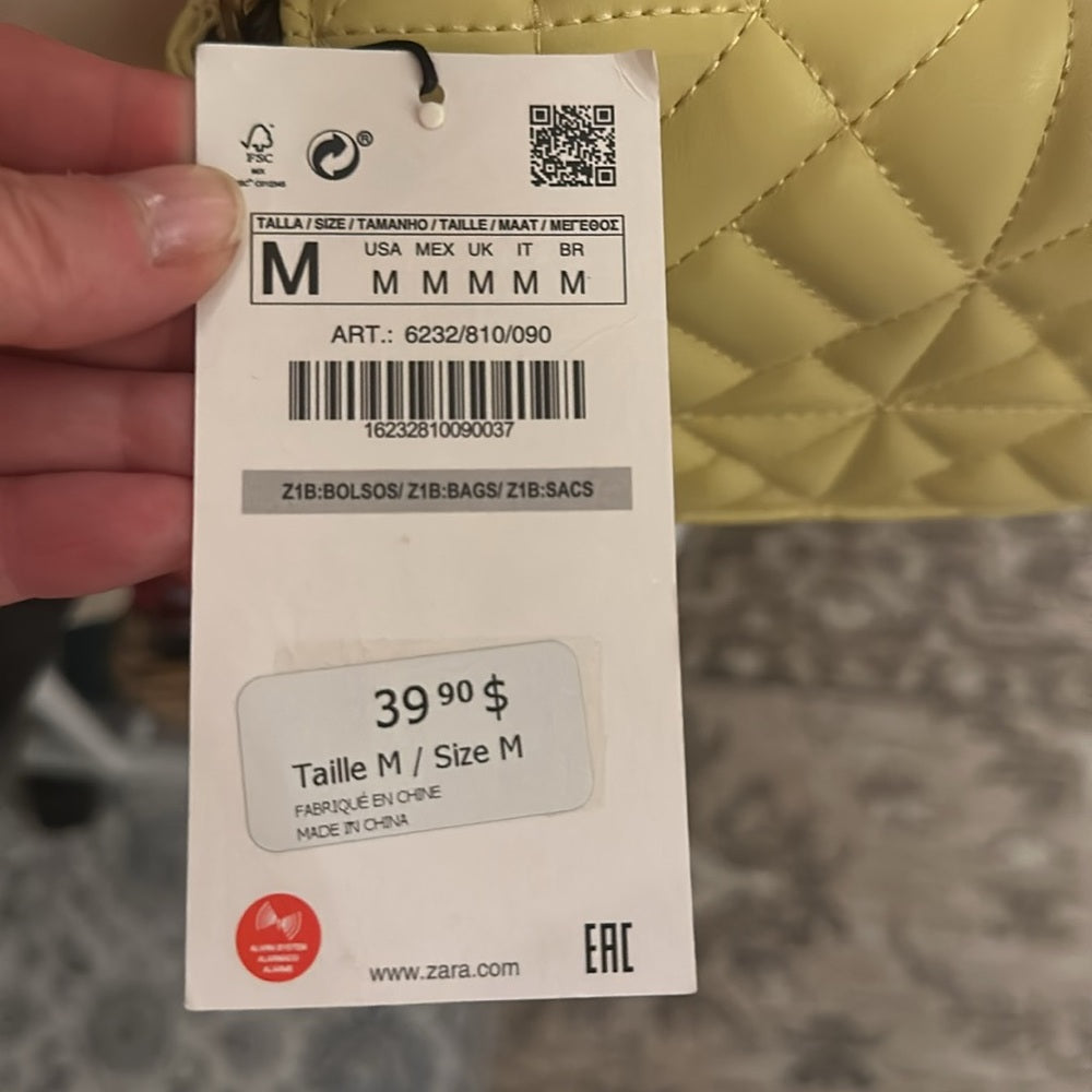 Yellow Nwt Zara Purse