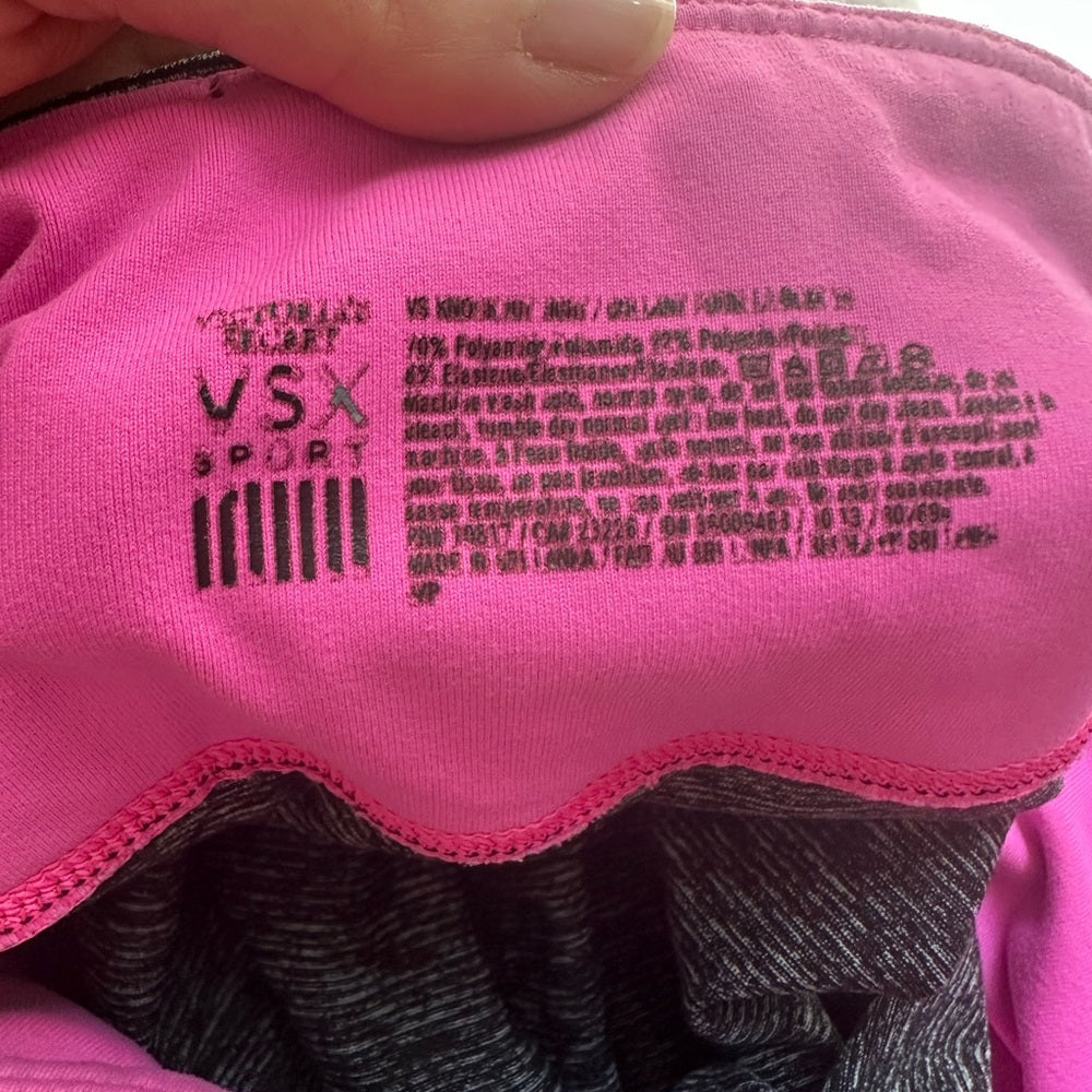 VSX Sport Pink and Gray Leggings Size Small