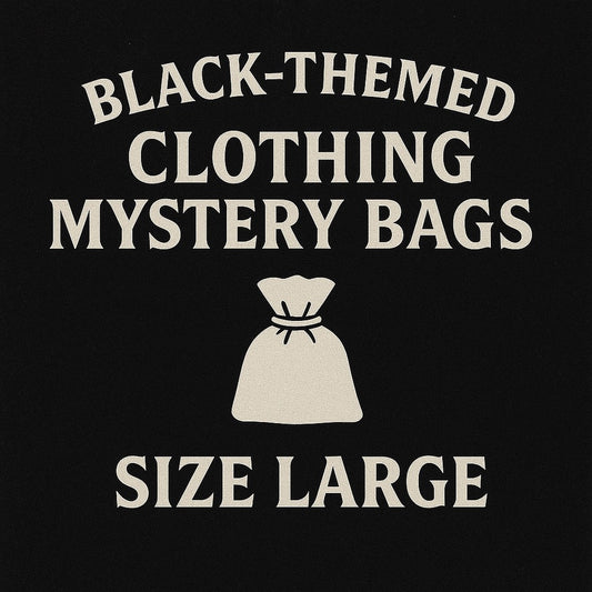 3 - Black-Themed Clothing Mystery Bag - Large