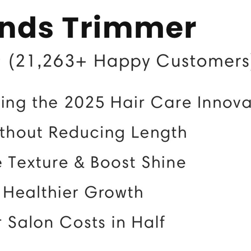 Split End Hair Trimmer - in Pink or White