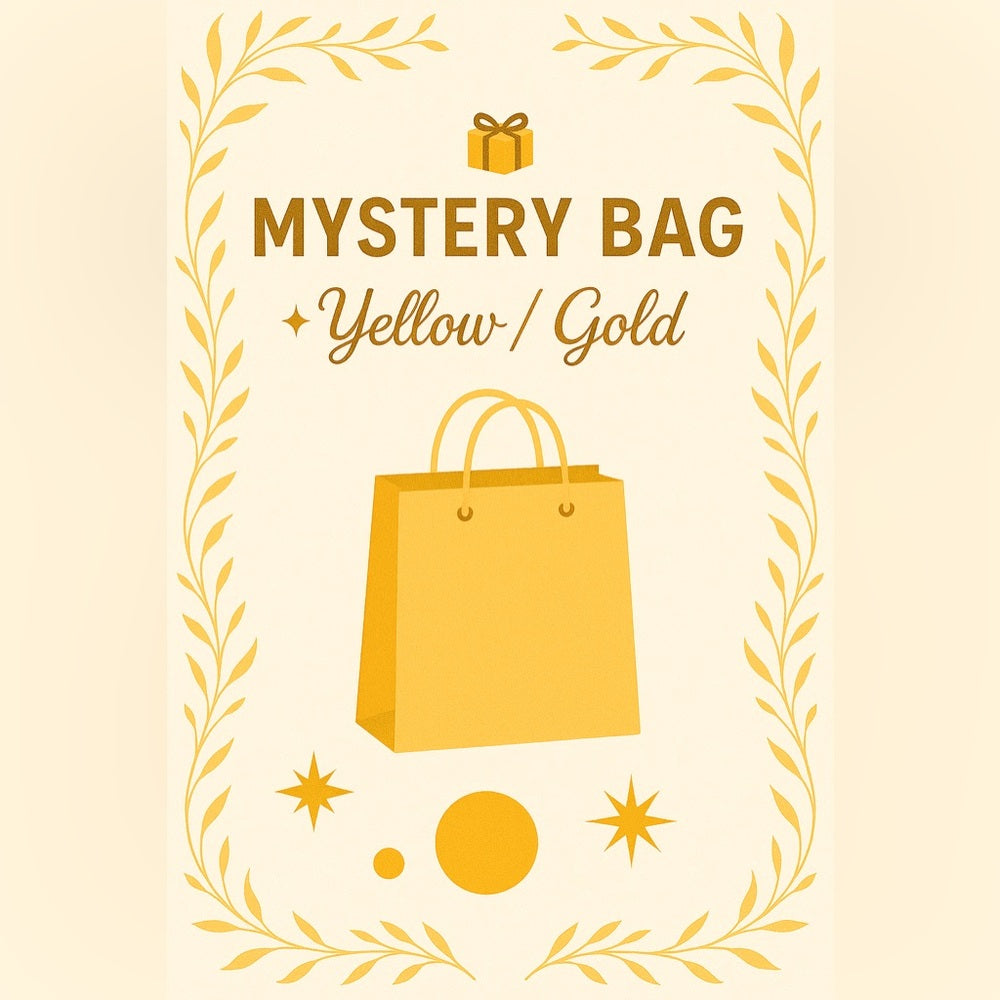 Small Yellow/Gold Theme Mystery Box - value TBD - 5 items