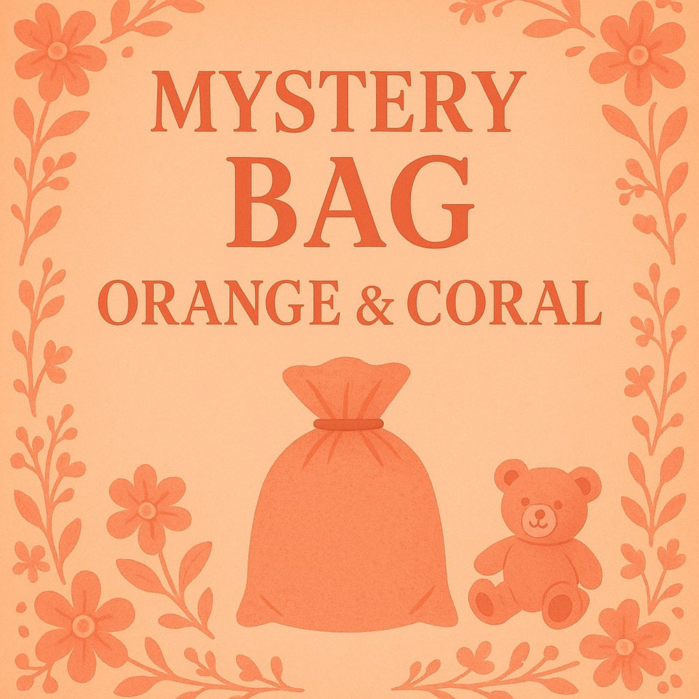 XS Orange/Coral Theme Mystery Box - value TBD - 5 items