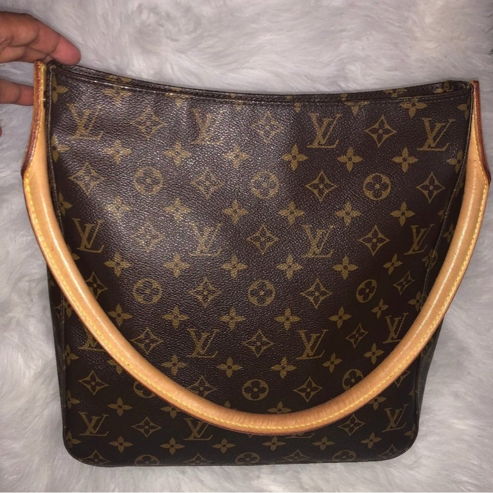 Louis Vuitton Brown and Tan Monogram Tote