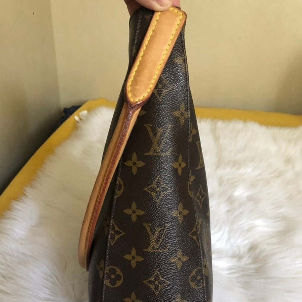 Louis Vuitton Brown and Tan Monogram Tote