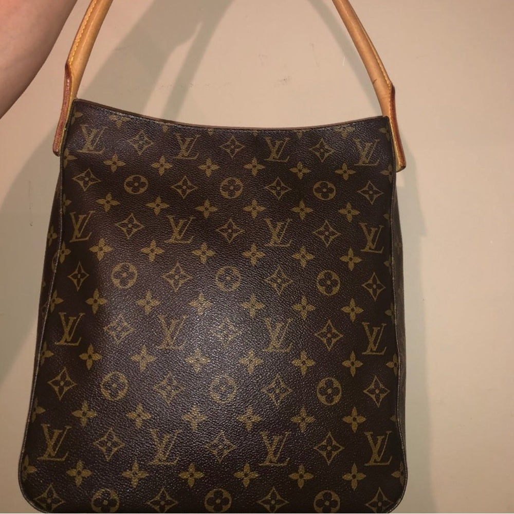 Louis Vuitton Brown and Tan Monogram Tote
