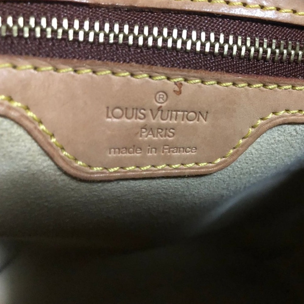 Louis Vuitton Brown and Tan Monogram Tote
