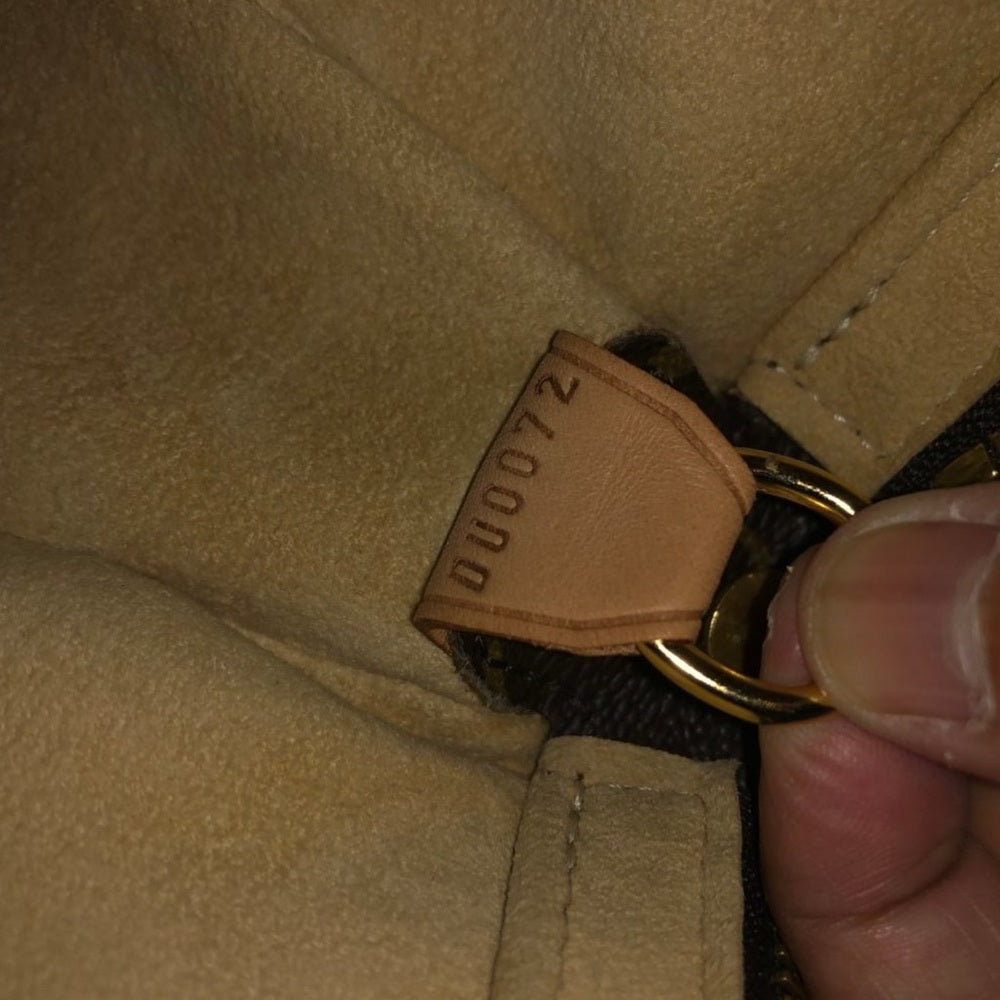 Louis Vuitton Brown and Tan Monogram Tote