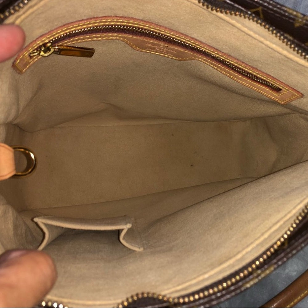 Louis Vuitton Brown and Tan Monogram Tote