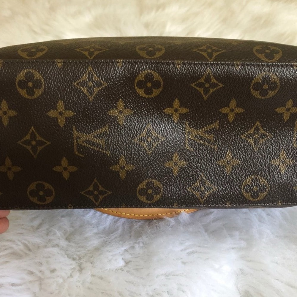 Louis Vuitton Brown and Tan Monogram Tote
