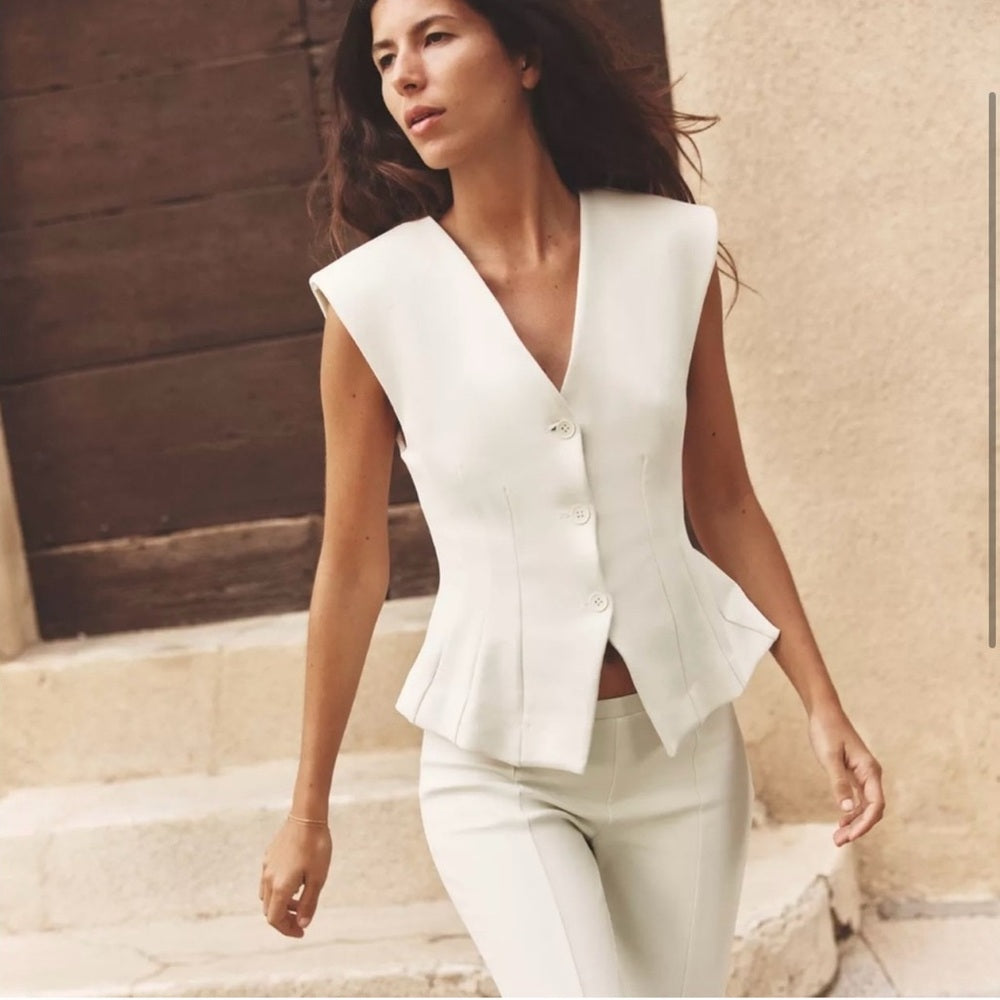 NWT - ZARA Interlock Knit Vest Top | Medium