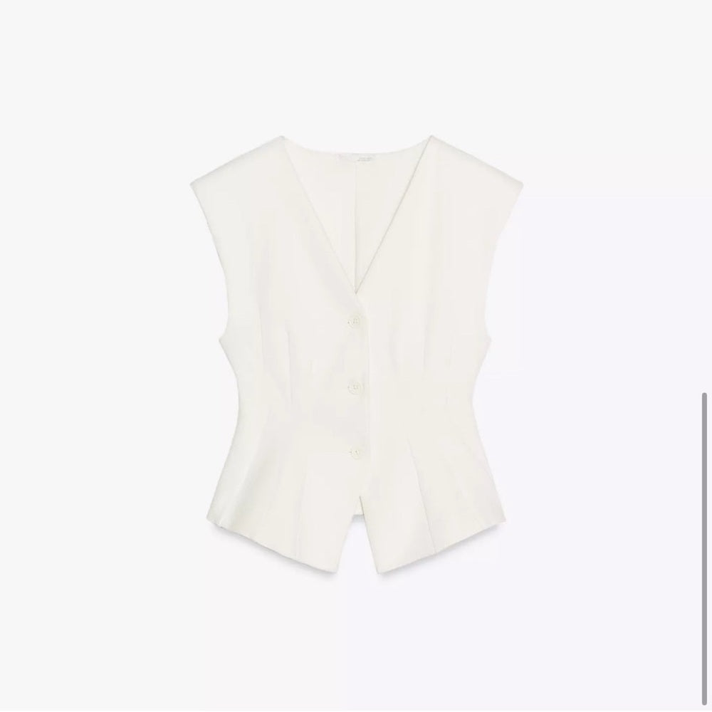 NWT - ZARA Interlock Knit Vest Top | Medium