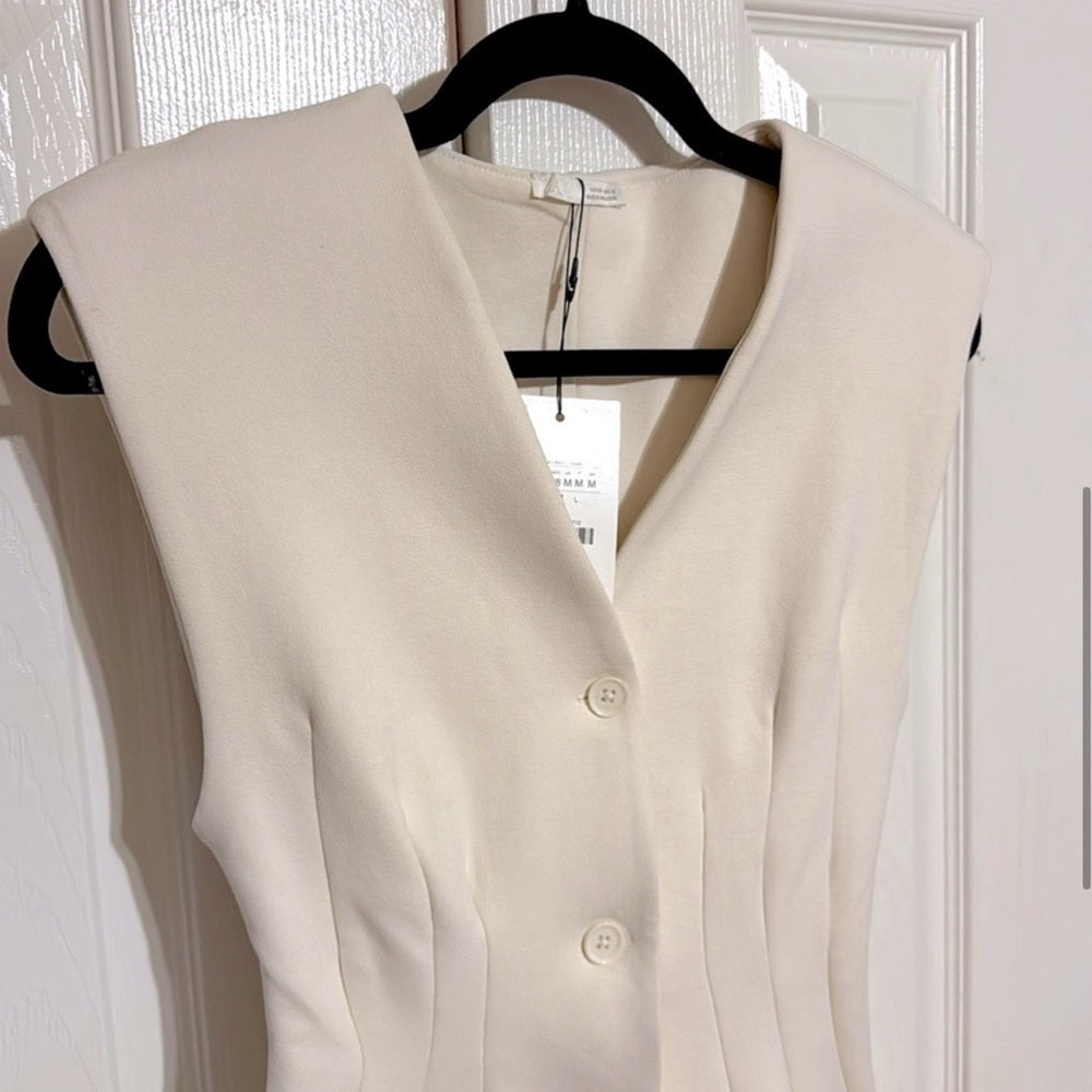 NWT - ZARA Interlock Knit Vest Top | Medium
