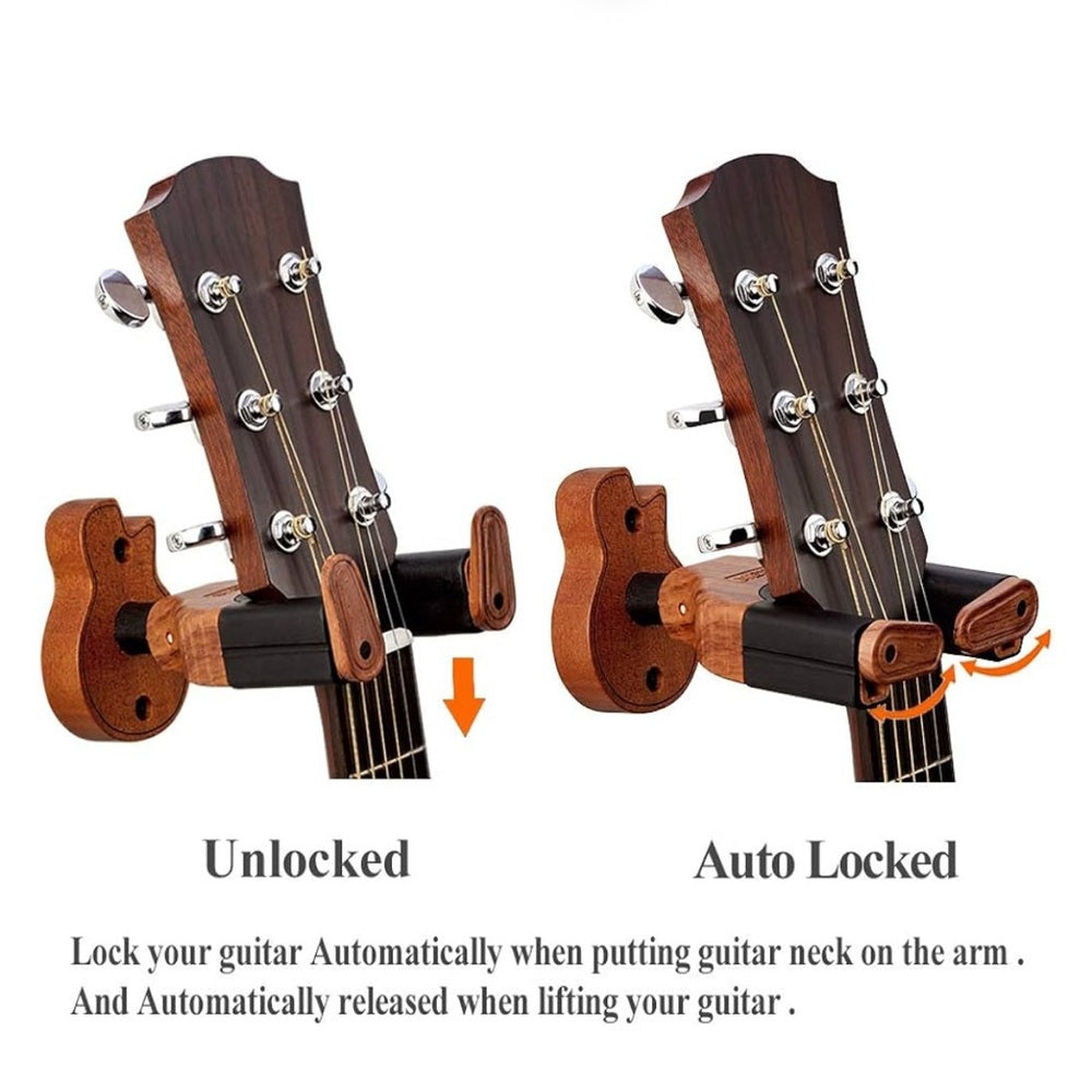 EGO Tan and Black Guitar Wall Mount