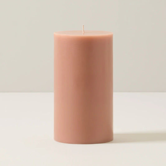 Pillar Candle - 4" X 7" - BLUSH