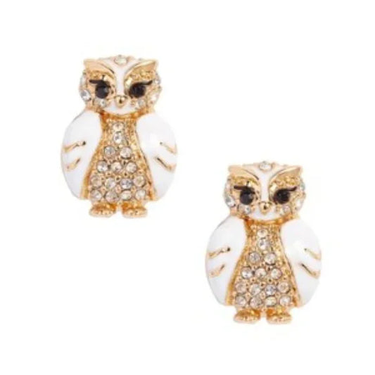 Kate Spade Star Bright Owl Earrings Includes Dust Bag