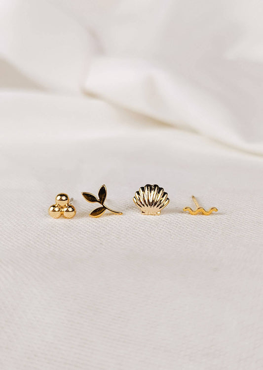 Tofino Kit Gold Plated Earrings