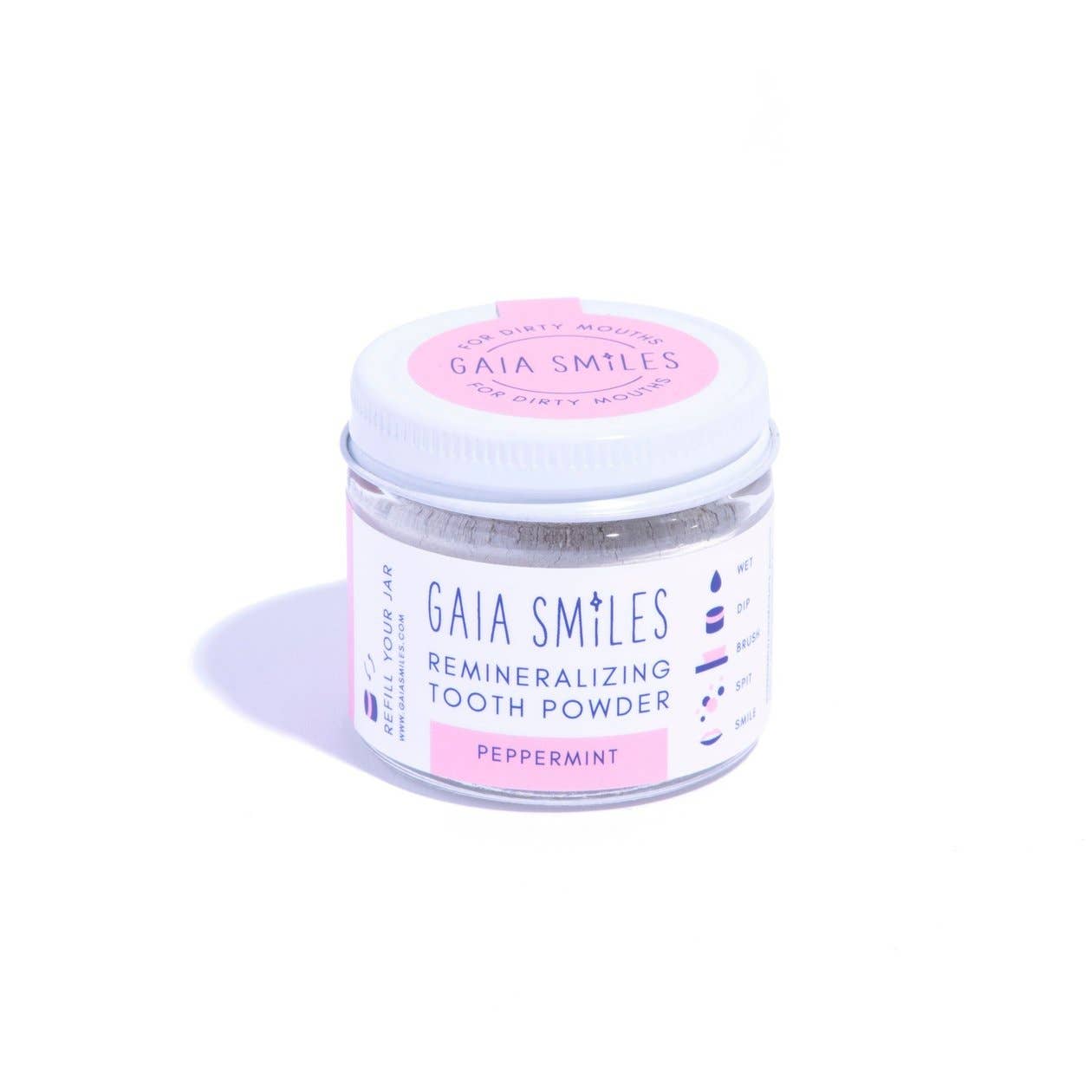 Gaia smiles peppermint tooth powder