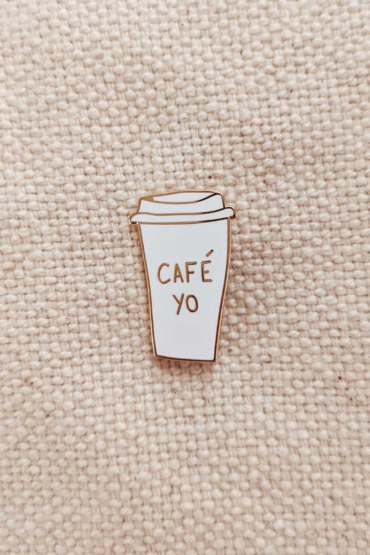 Café Yo Enamel pin