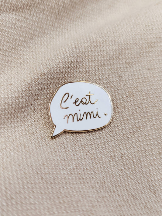 C'est Mimi Enamel Pin