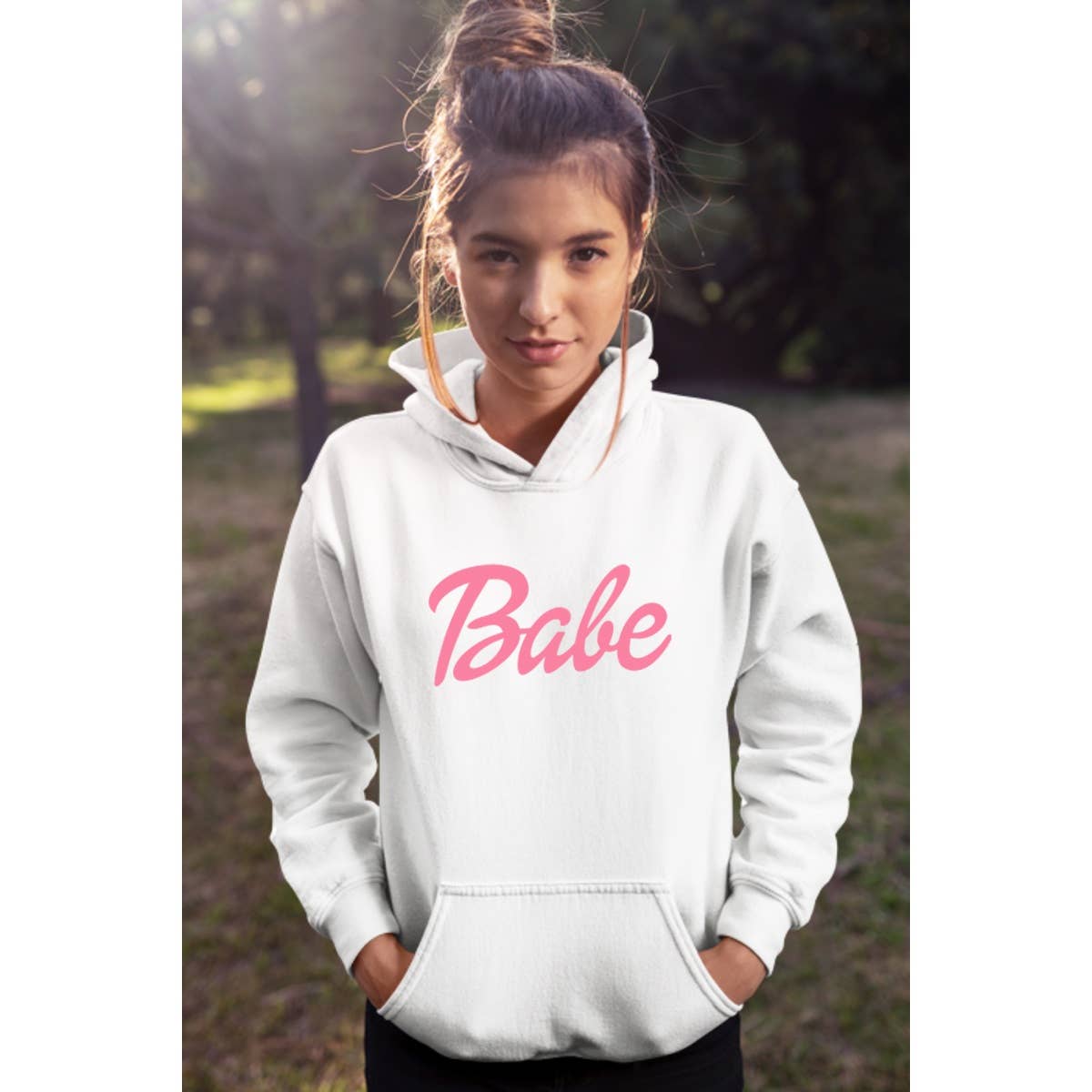 BABE GRAPHIC WOMEN HOODIE